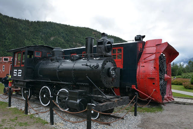 Skagway Alaska train plow