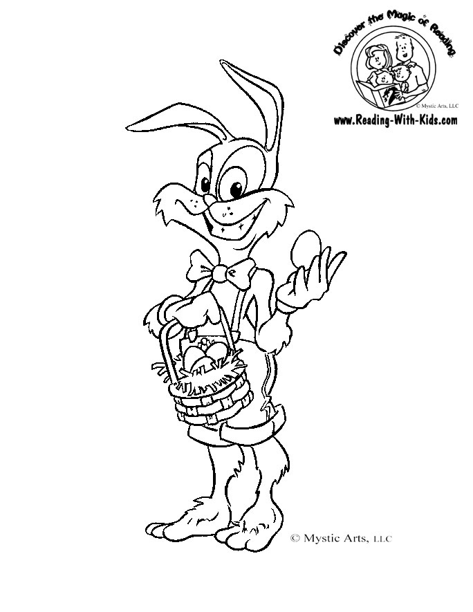 coloring pages for easter bunnies. coloring pages for easter