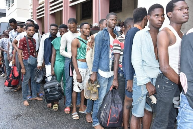 See Faces of the 40 Suspected Homosexuals Arraigned in Lagos Courts