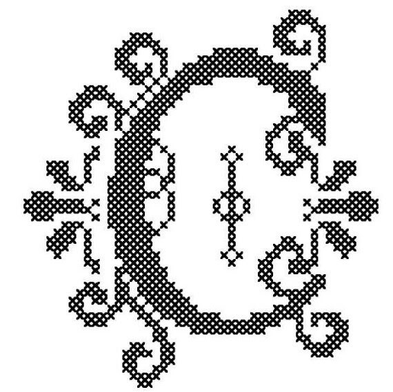 Counted Cross Stitch Pattern Formal by oneofakindbabydesign