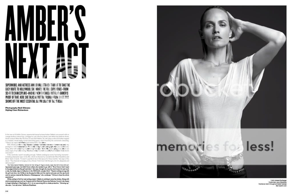 "Amber's Next Act" Editorial