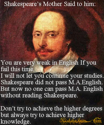 Try to Achieve Higher Knowledge~ Shakespeare Quotes ...