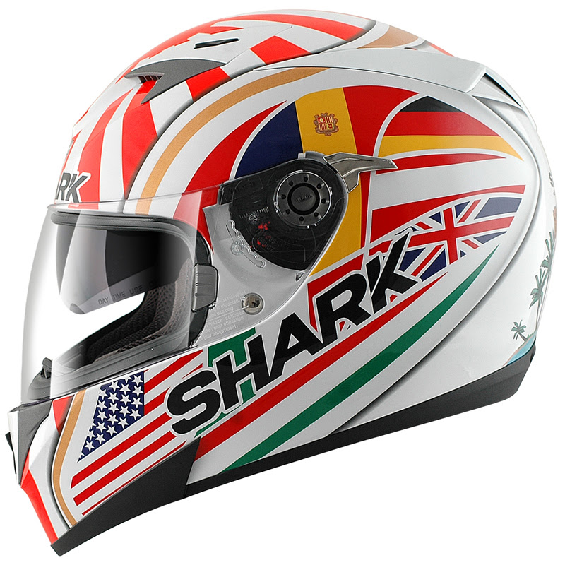 SHARK S700-S JOHANN ZARCO REPLICA FULL FACE MOTORBIKE ...