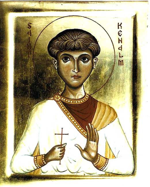 IMG ST. KENELM, Son of King Coenwulf of Mercia in England