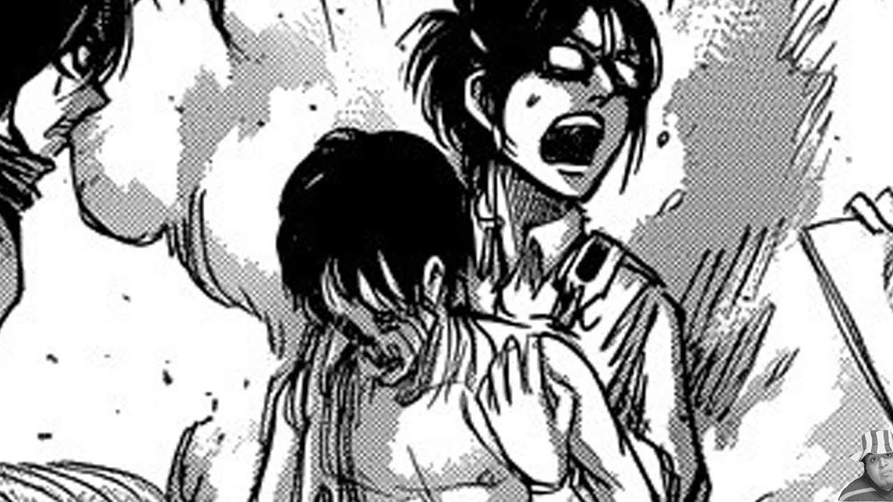 Attack on Titan 53 Manga Chapter 進撃の巨人 Review -- Erens ... As the smaller titans flood the city, the two kids watch in horror the tragic events that follow, as the titans devour people uninpeded.