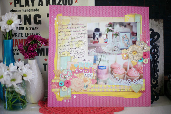 Paper Woodland Vintage Baby Shower And Scrapbook Page Pretty Paper True Stories And Scrapbooking Classes With Cupcakes