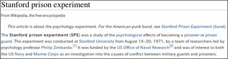 https://en.wikipedia.org/wiki/Stanford_prison_experiment