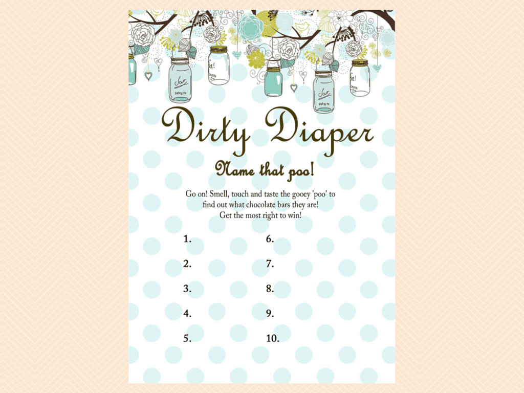 To play, simply unscramble the words. Mason Jars Baby Shower Game Package - Magical Printable