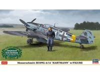 Hasegawa 1/48 Messerschmitt Bf109G-6/14 'HARTMANN' w/ FIGURE (07447) English Color Guide & Paint Conversion Chart - i0