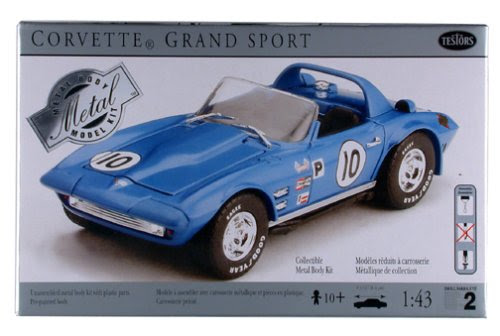 Testors 63 CORVETTE G/S ROADSTER 1/43