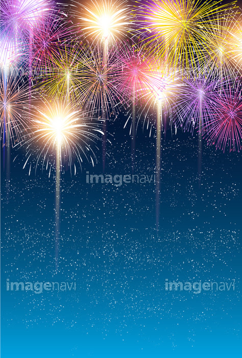 花火 夏 風景 背景 の画像素材 イラスト素材ならイメージナビ