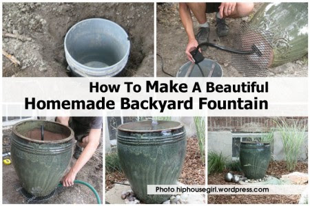 How To Make A Beautiful Homemade Backyard Fountain