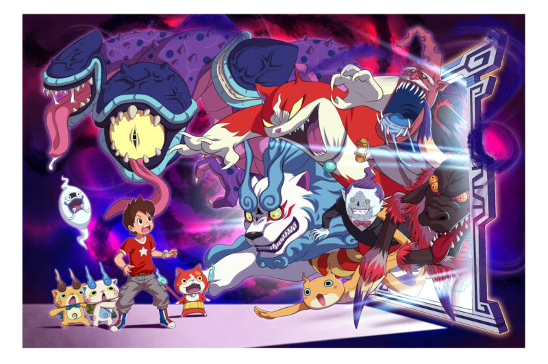 妖怪ウォッチ4 新しいイメージイラストが公開 見たことのないたくさんのシャドウサイドの妖怪たち Switch速報
