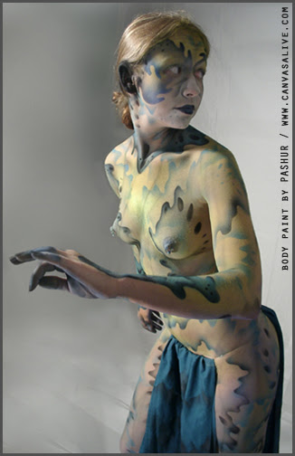 Women Body Painting Costume