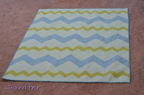 Full Length Zigzagged Quilt