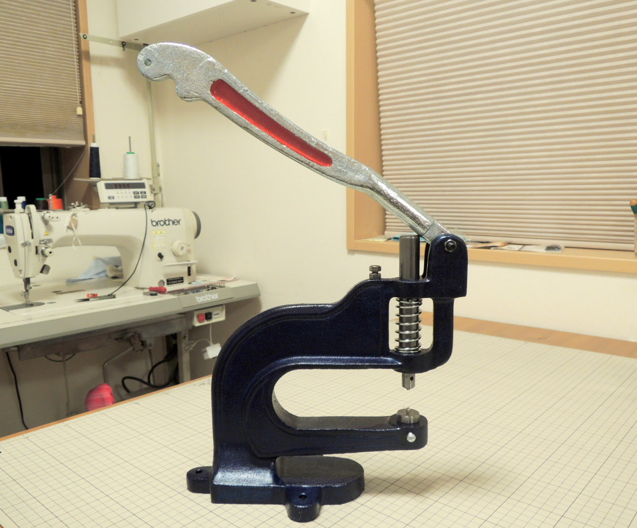 ずっと欲しかった ハンドプレス機 設備投資してもらいました Couture Maison Yuri Toi ユリトワ