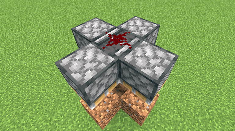 Java版マイクラ カボチャ スイカ自動収穫機の作り方 実際に使ってみたおすすめをご紹介 Njfのマイクラ日記