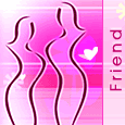 Tickled Pink! Tell your favorite gal pal, you are tickled pink to have her as your friend!