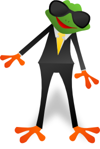 カエルのキャラクター風イラスト 無料イラスト作成ソフトinkscape インクスケープ の作品集