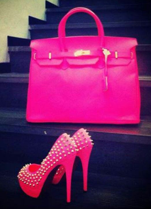 Matching pink purse and shoes! Love it! | shoes, shoes and more dream ...