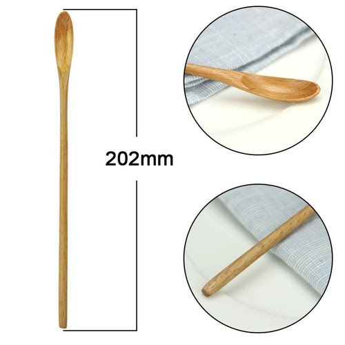 Articles De Cuisine Et D Art De La Table Ustensiles De Cuisine Medicosage Com Cuillere En Bois Naturel Hetre Poignee Longue Melange Cuillere Boisson Cocktail Agitateur