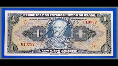 Alle infos zum verein cruzeiro ⬢ kader, termine, spielplan, historie ⬢ wettbewerbe: CÃ©dulas antigas do Brasil Ano 1944 - 1 Cruzeiro 1Âª SÃ©rie