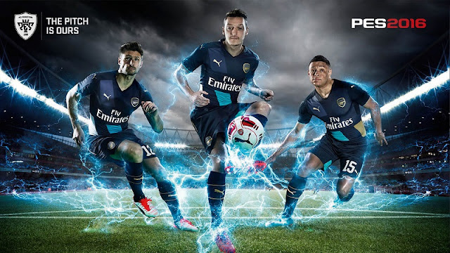 PES 2016 Arsenal Start Screen
