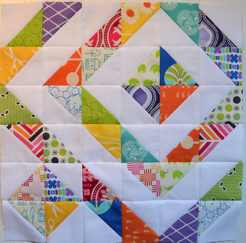 Diamond Ripples Block for Rhonda