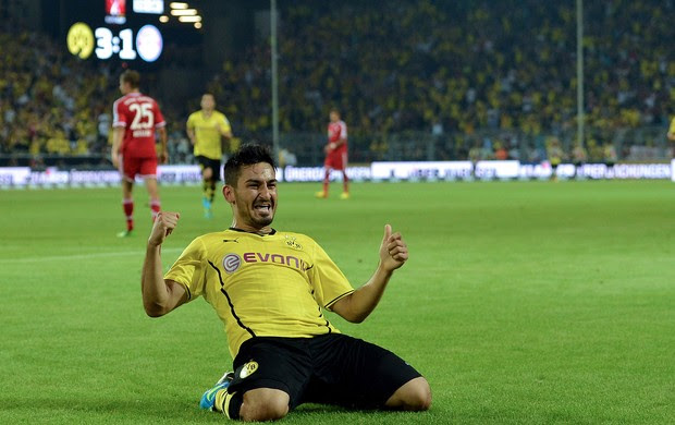 Ilkay Gündogan gol Borussia Dortmund x Bayern de Munique (Foto: Getty Images)