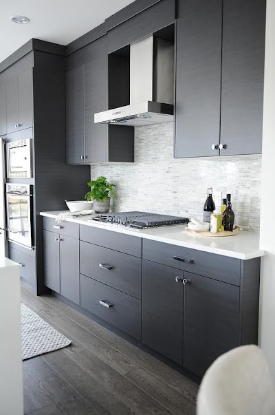 Grey Modern Kitchen Cabinets Pictures
