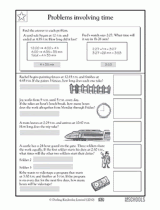 4th grade Math Worksheets: Elapsed time | GreatSchools