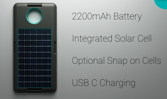 Bateria Solar Moto Mod