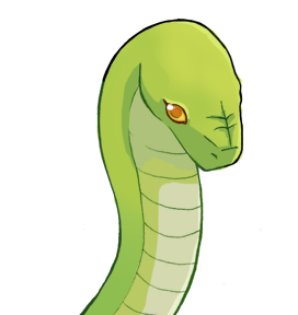 ヘビ 立ち絵 てきとーツクール素材