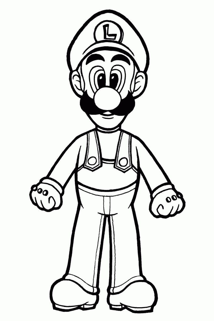 Luigi And Mario Coloring Pages - Coloring Home