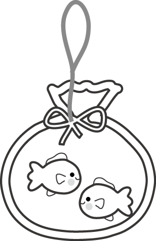 夏まつりイラスト金魚すくい 無料イラスト素材
