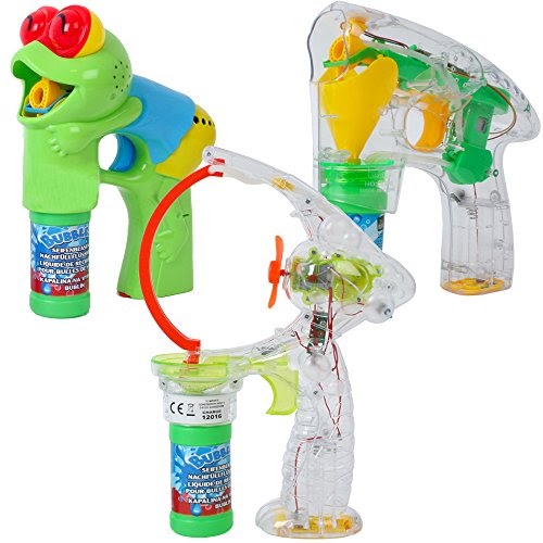 TE Trend Seifenblasenpistole Frosch Pistole mit LED, Sound und 450 ml
Seifenblasen Ersatz Flüssigkeit zum Nachfüllen