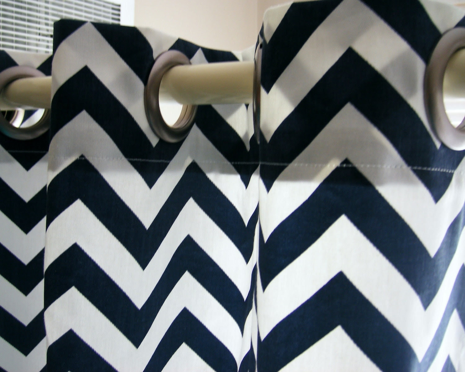 Clearance Shower Curtain Chevron 72x72 by elisabethmichael