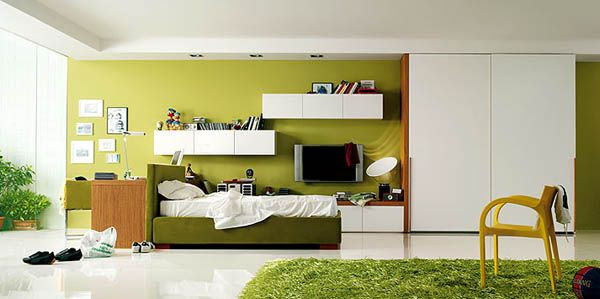 room for teens girl green picture Design A Room