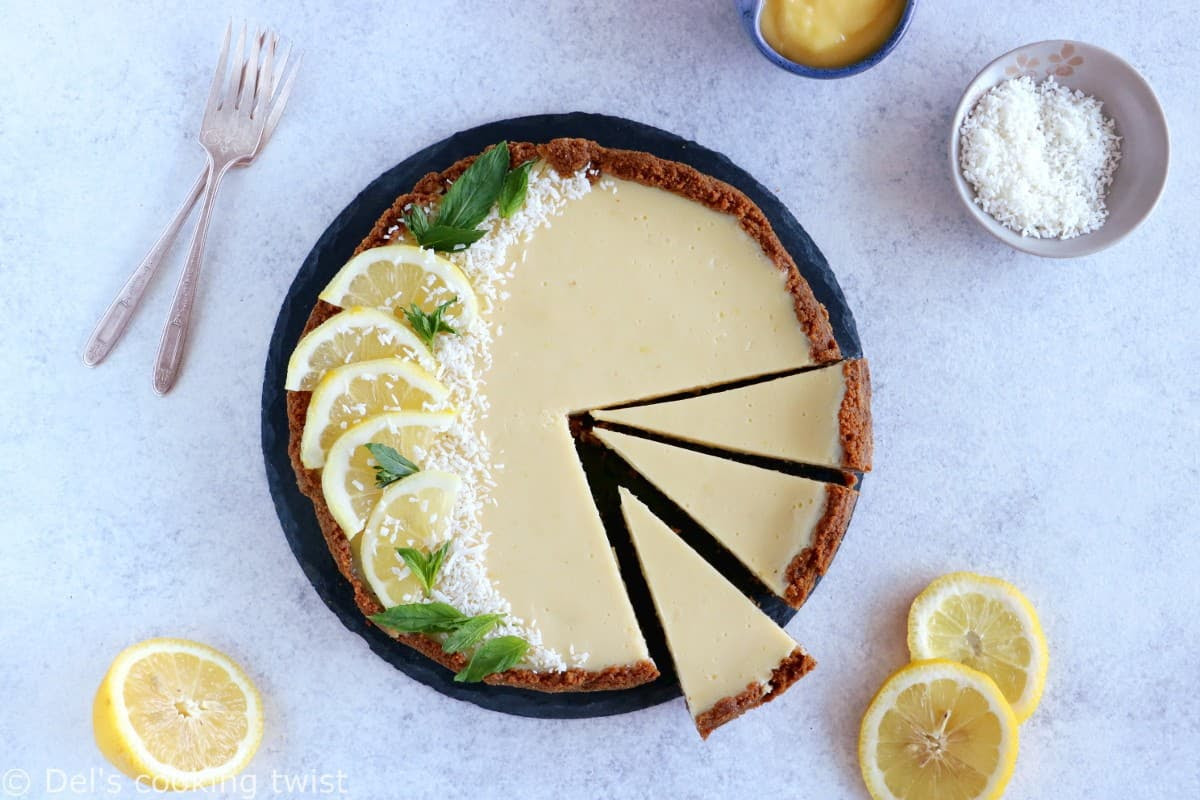 The Fabulous Speculoos Lemon Tart Del S Cooking Twist