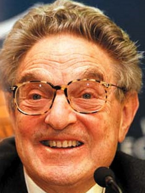 george soros. leftist George Soros is at