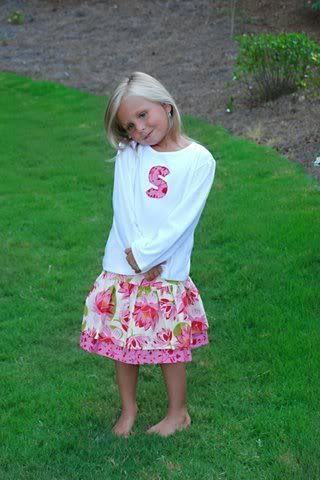 bouquet skort