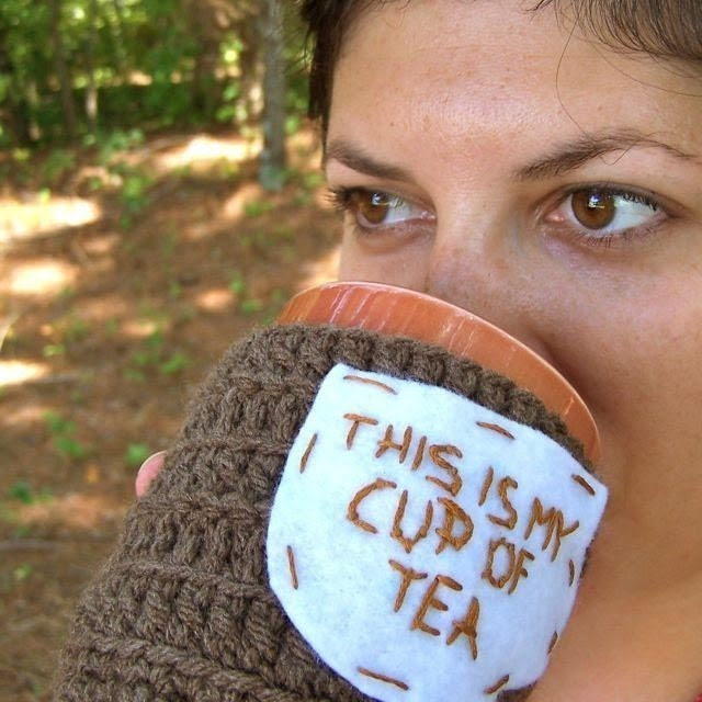 My cup of tea funny tea mug cup cozy handmade