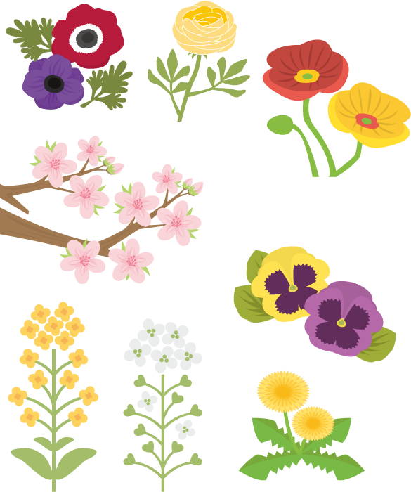 1000以上 フリー イラスト 春 家のイラスト