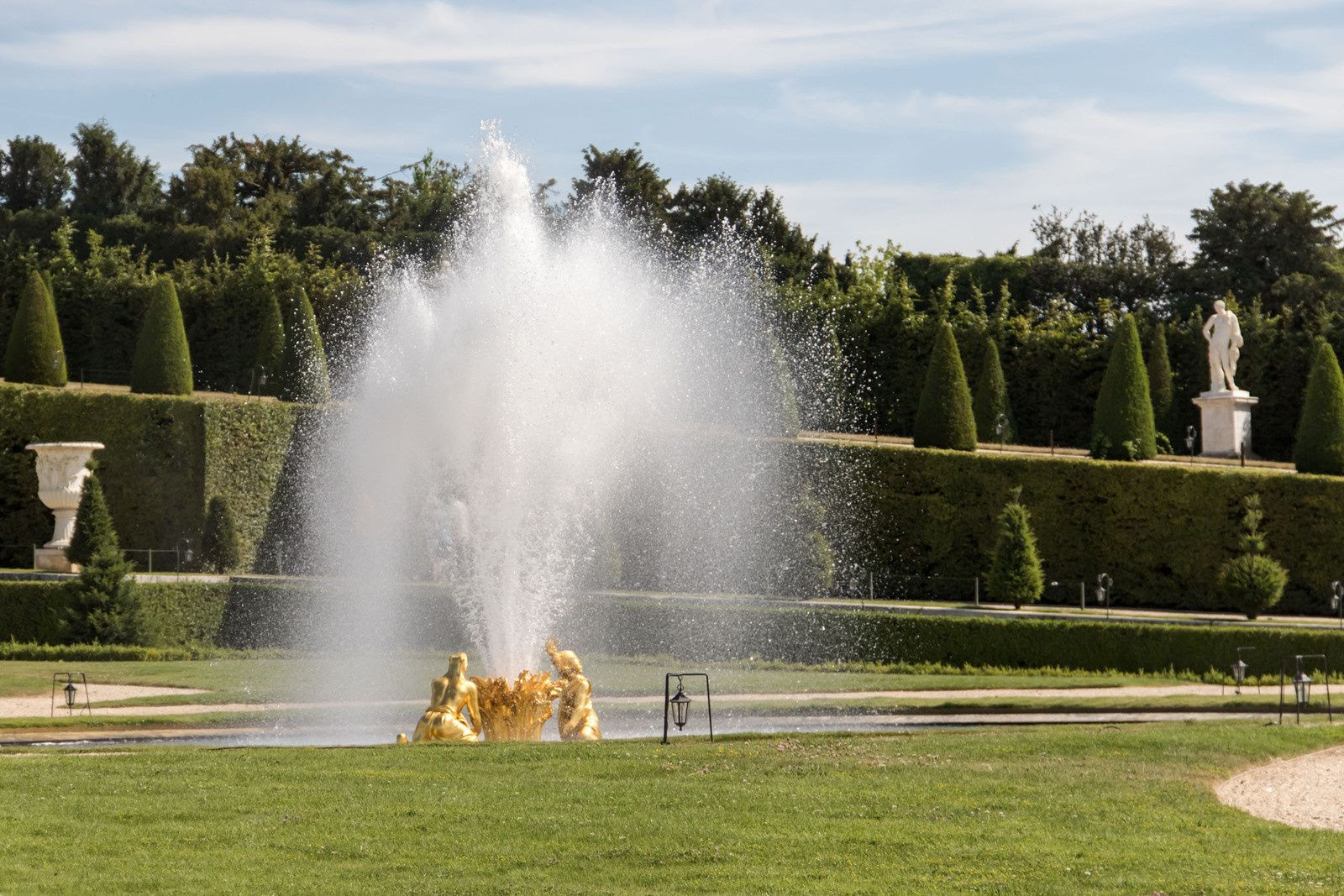 La fontaine de Latone et le parterre de Latone