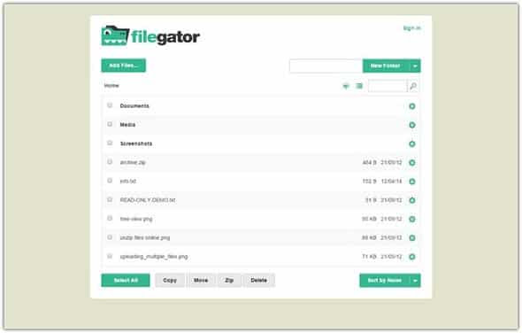 1 FileGator