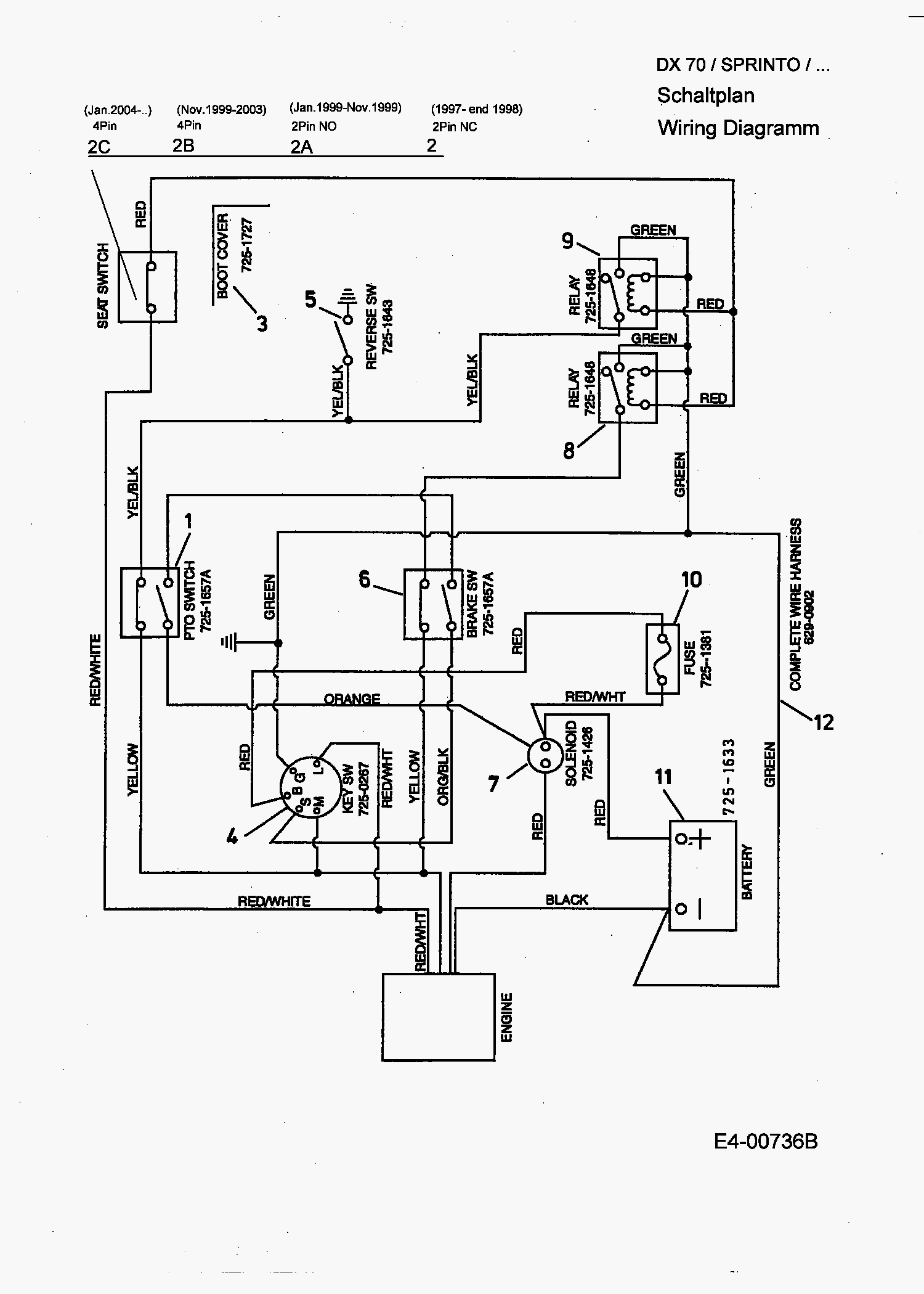 Mtd Lawn Tractor Parts Diagram