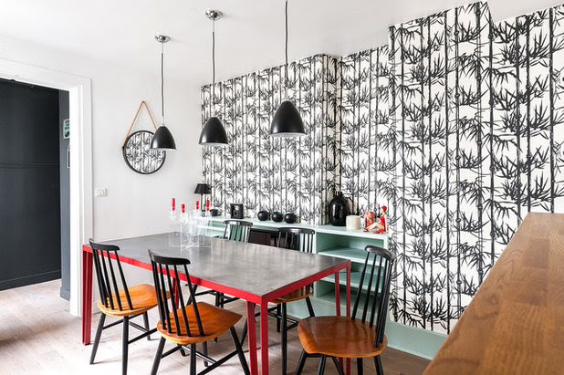 Contemporary Dining Room by am Alexandra Magne