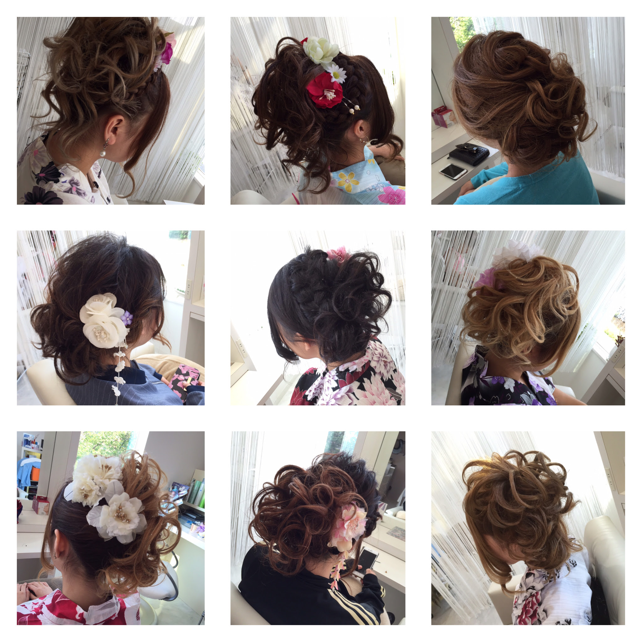 お祭りヘアセット 山口県の人気美容室 素敵なスタイリングが手に入る下松市のお店はhair Shop Cococolor