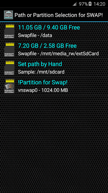  ROEHSOFT RAM Expander (SWAP)- screenshot 