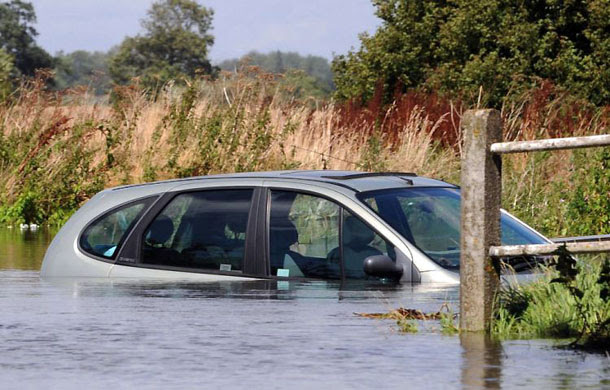 Car In Water